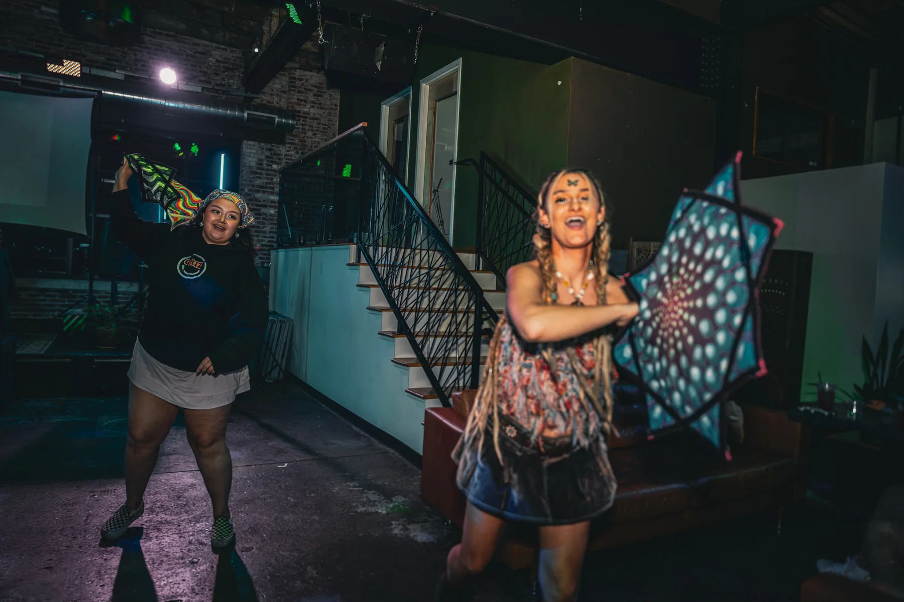 Guests enjoying the EDM LANC August 22 show at The Lounge