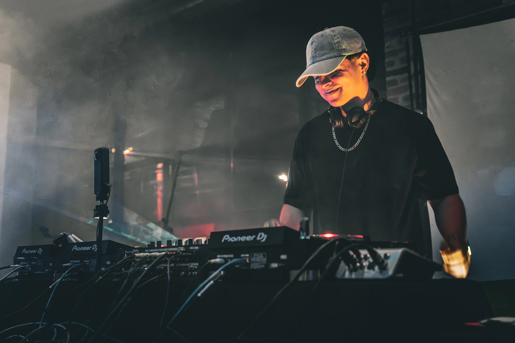 DJ performing at EDM LANC on October 9
