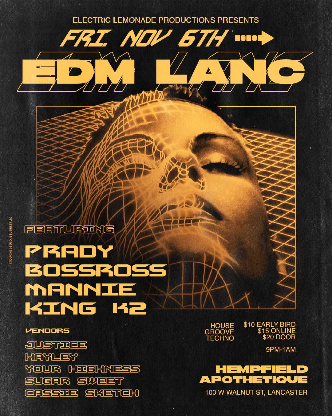 EDM LANC November 6, 2026 flyer